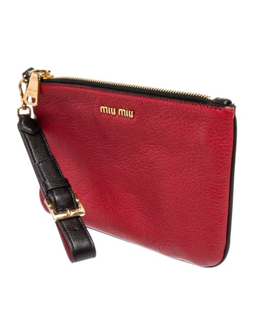 Miu Miu Leather Clutch