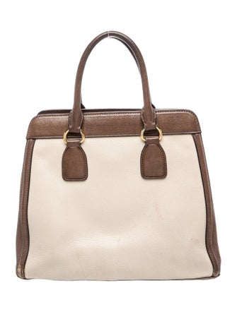 Miu Miu Leather Top Handle Bag