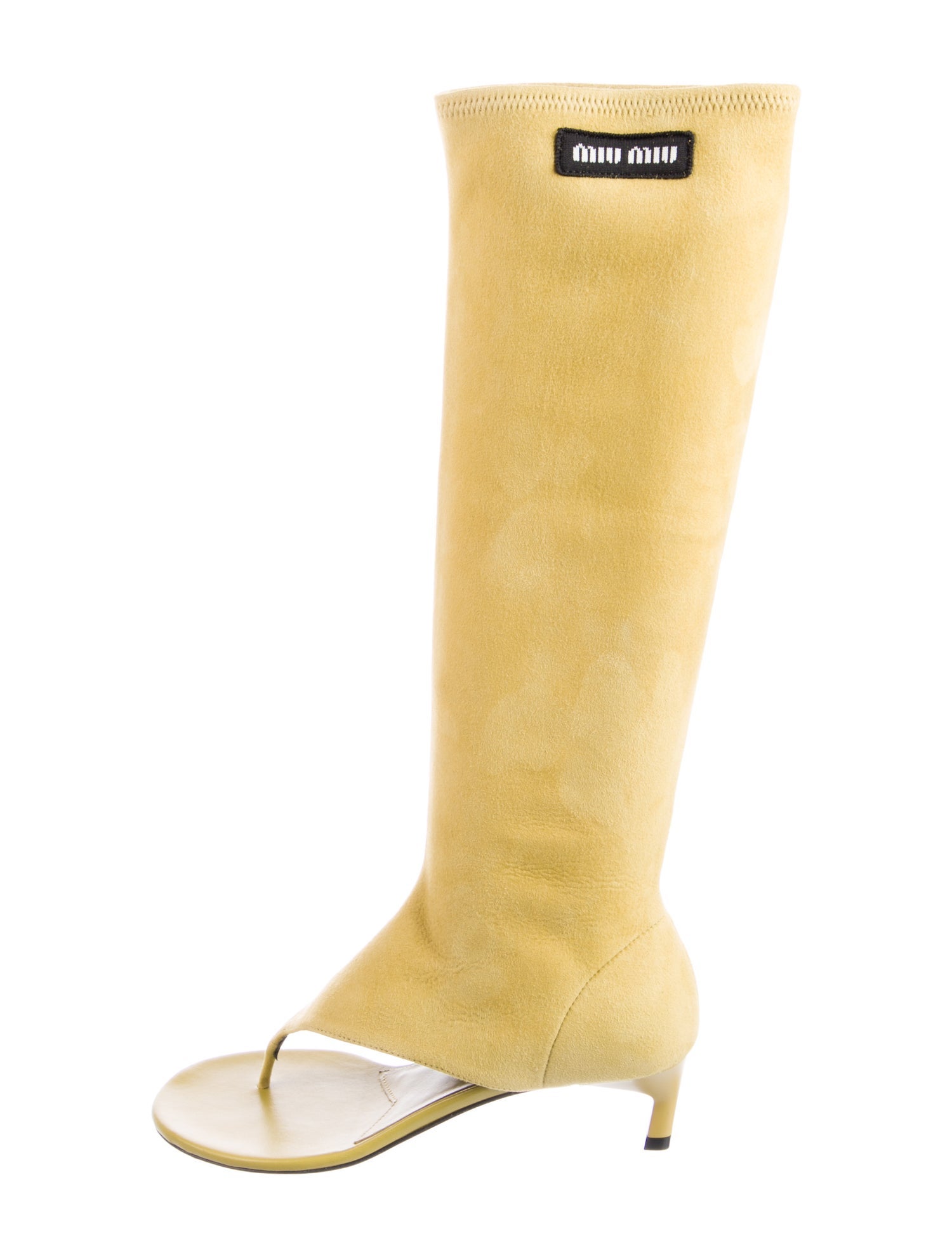 Miu Miu Suede Slingback Sandals