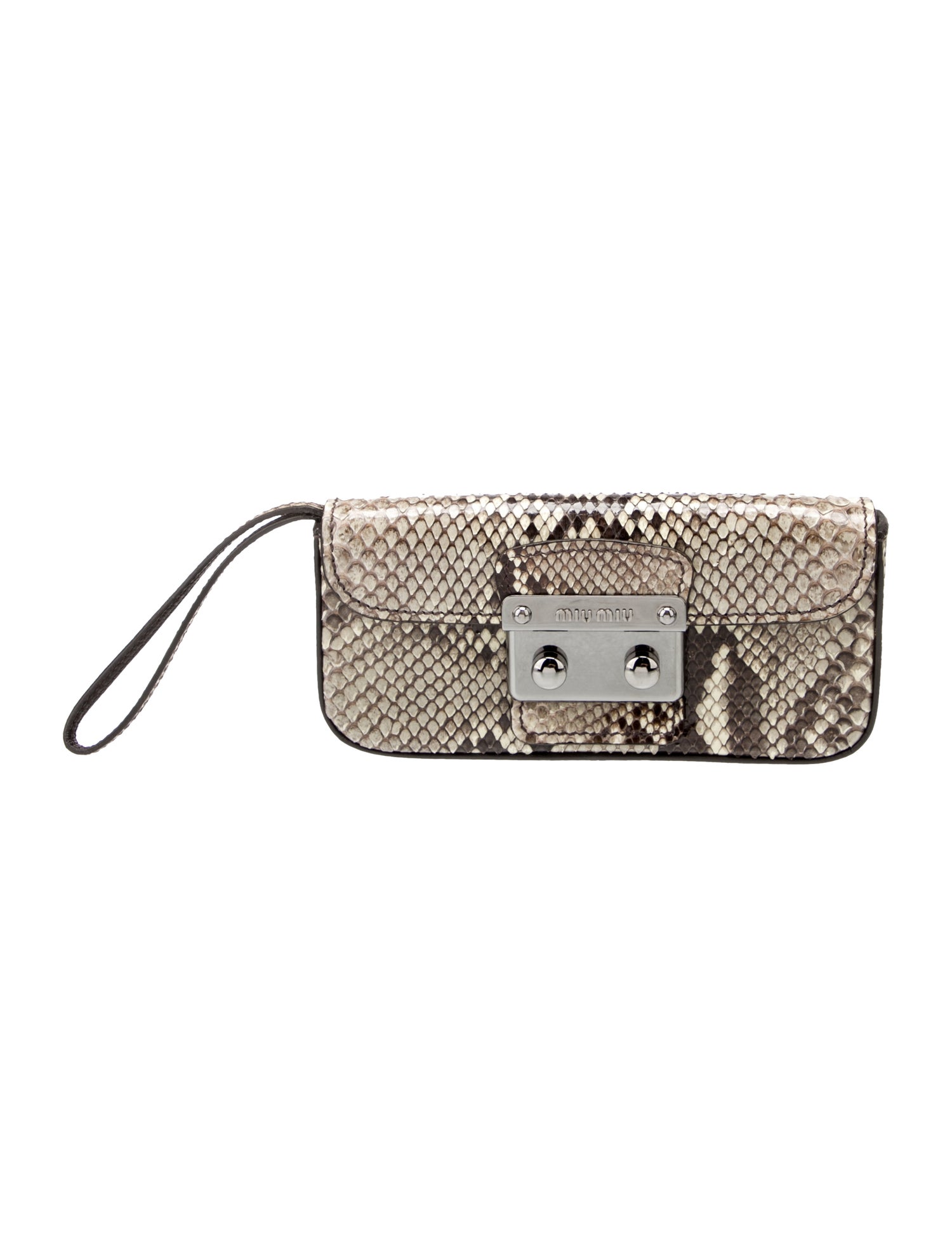 Miu Miu Snakeskin Minaudière