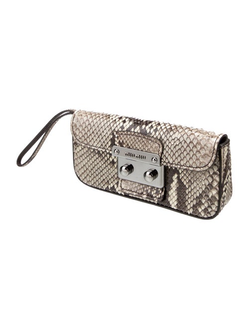 Miu Miu Snakeskin Minaudière