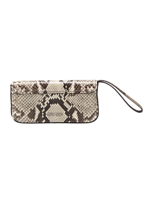 Miu Miu Snakeskin Minaudière