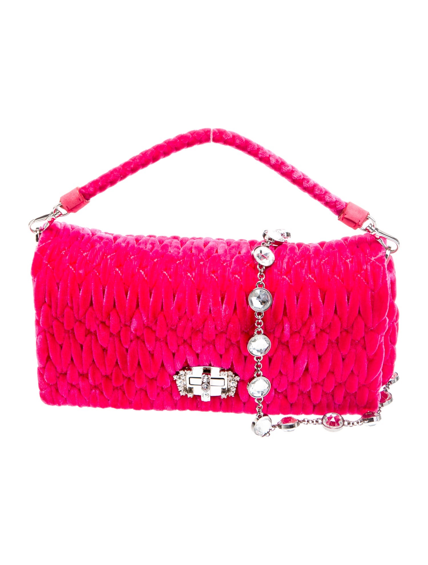 Miu Miu Velvet Shoulder Bag