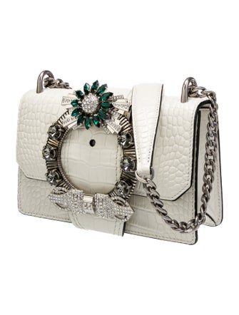 Miu Miu Embossed Leather Shoulder Bag