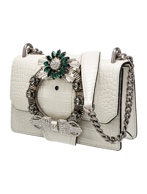 Miu Miu Embossed Leather Shoulder Bag
