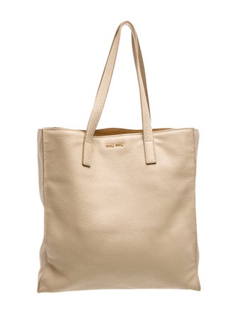 Miu Miu Leather Tote
