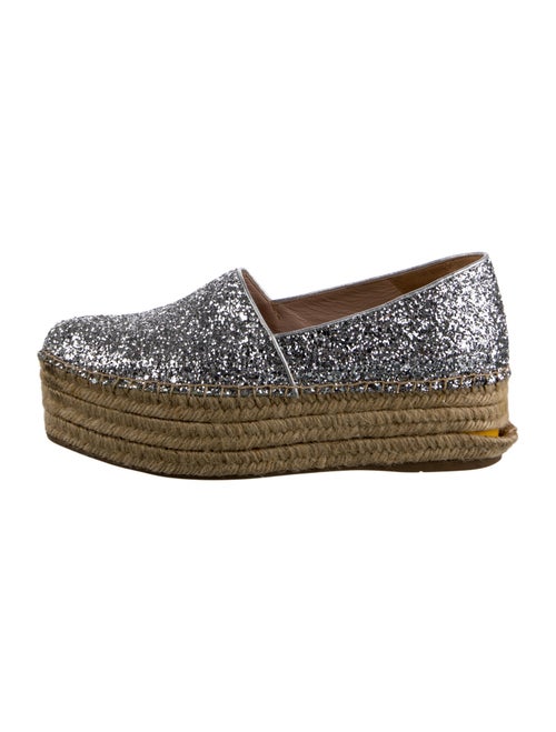 Miu Miu Glitter Glitter Accents Espadrilles