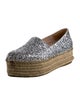 Miu Miu Glitter Glitter Accents Espadrilles