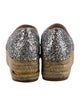 Miu Miu Glitter Glitter Accents Espadrilles
