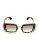 Miu Miu Square Gradient Sunglasses