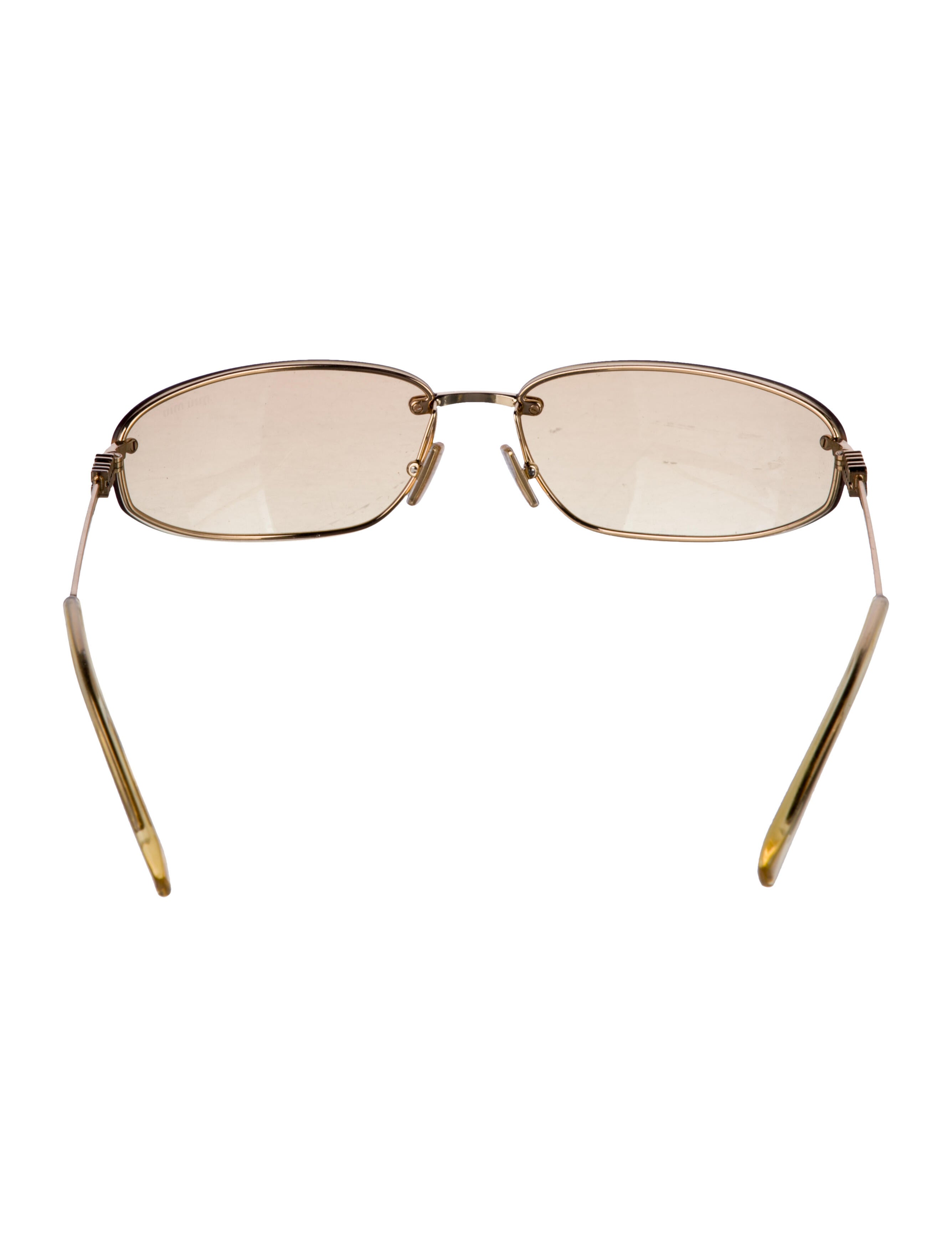 Miu Miu Shield Tinted Sunglasses