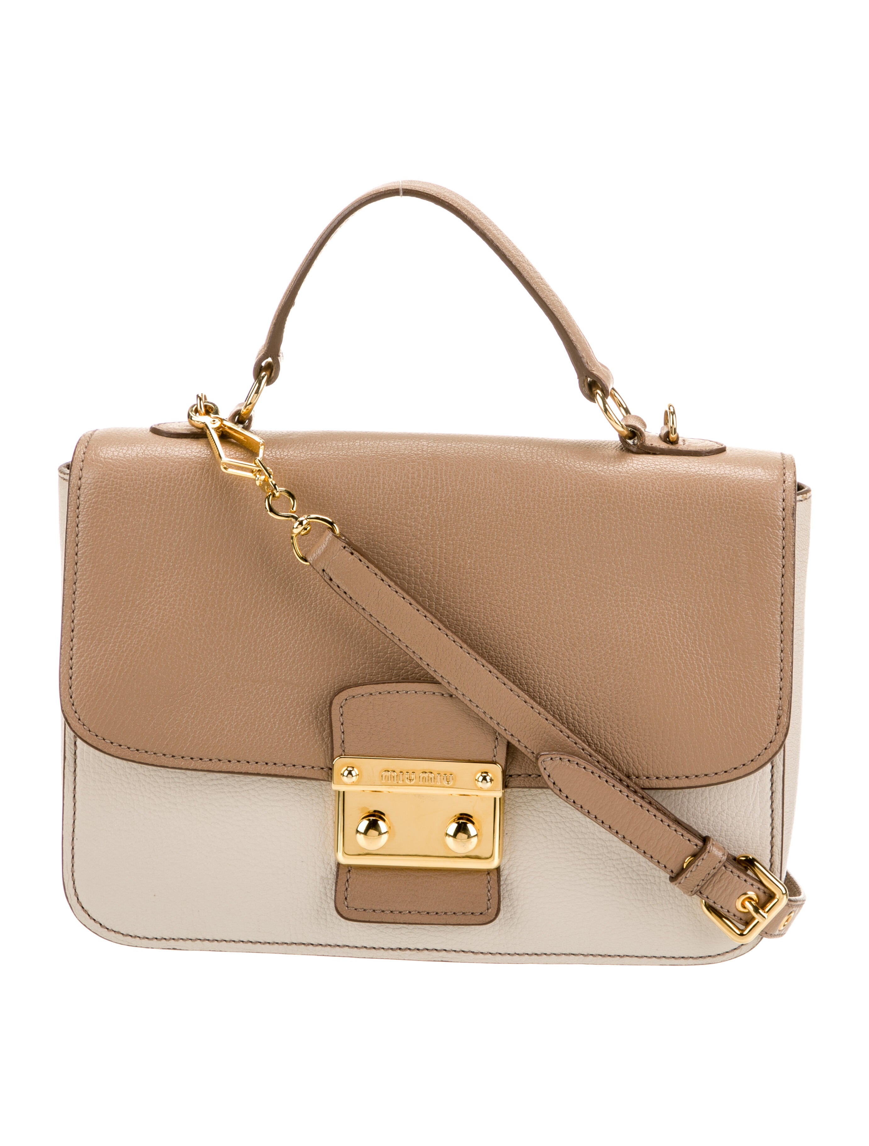 Miu Miu Goat Leather Madras