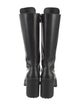 Miu Miu Leather Combat Boots