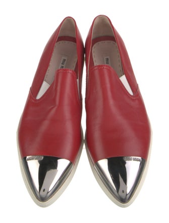 Miu Miu Leather Loafers