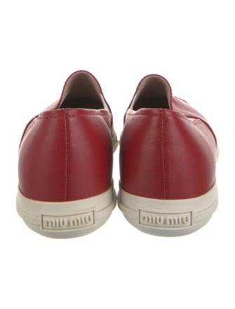 Miu Miu Leather Loafers