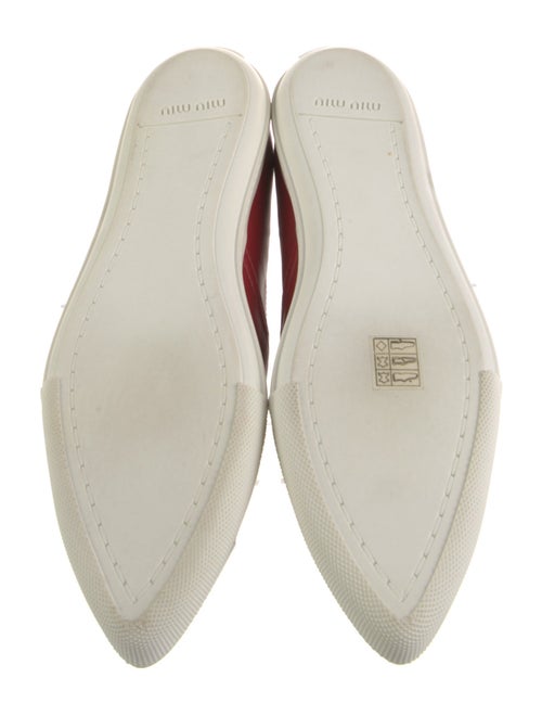 Miu Miu Leather Loafers