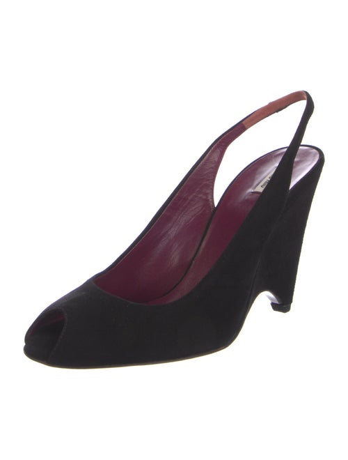 Miu Miu Suede Slingback Pumps