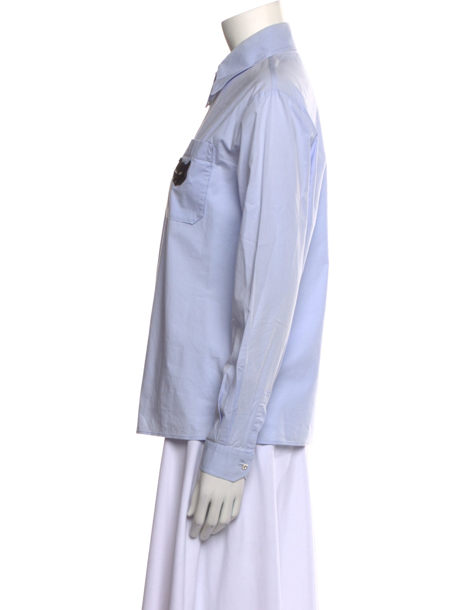 Miu Miu 2020 Long Sleeve Button-Up Top