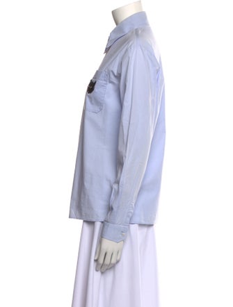 Miu Miu 2020 Long Sleeve Button-Up Top