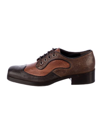 Miu Miu Leather Oxfords