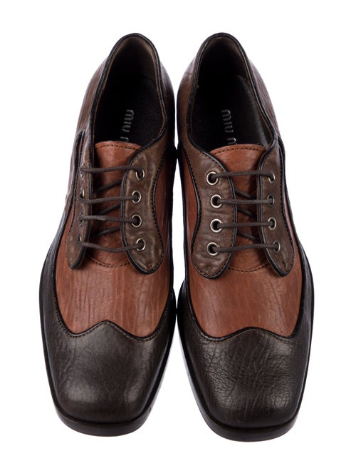 Miu Miu Leather Oxfords
