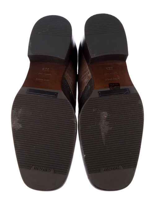 Miu Miu Leather Oxfords