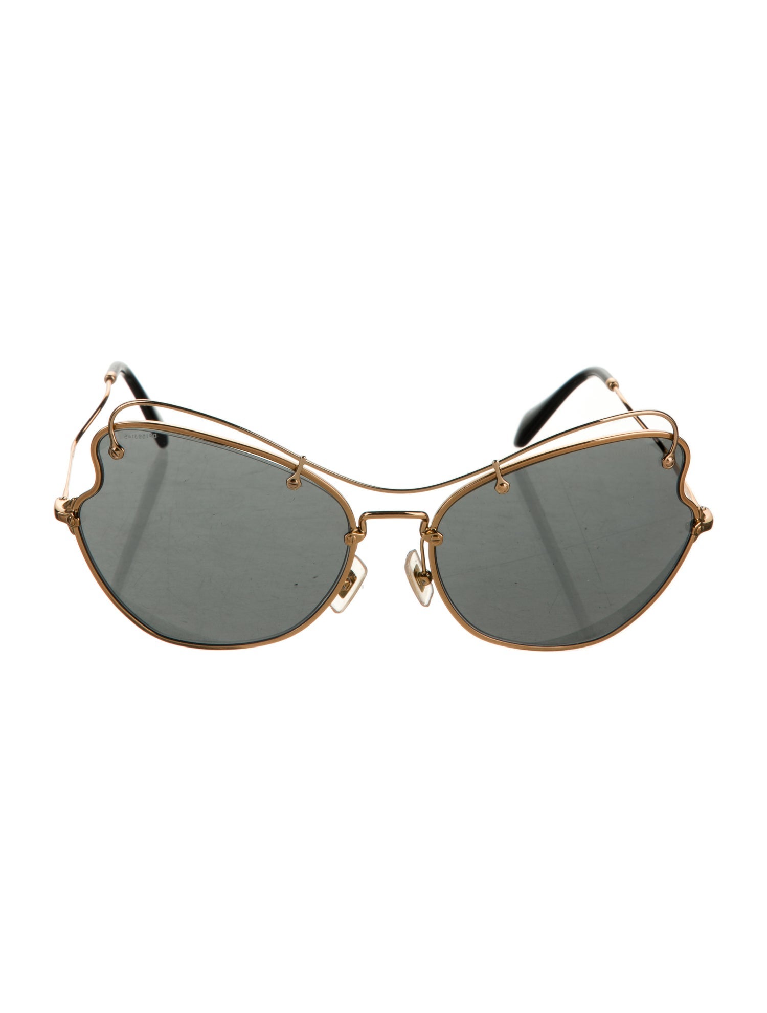 Miu Miu Cat-Eye Tinted Sunglasses