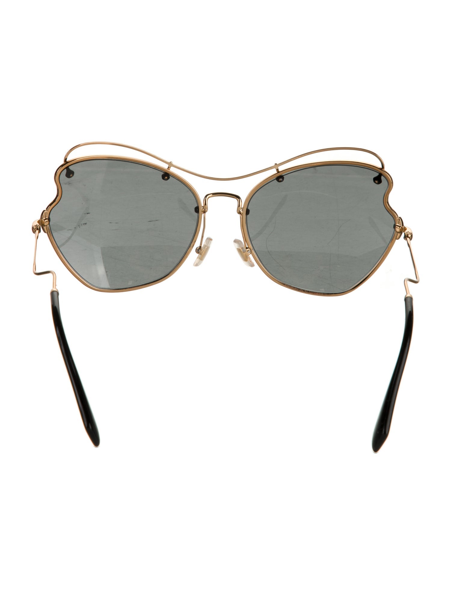 Miu Miu Cat-Eye Tinted Sunglasses