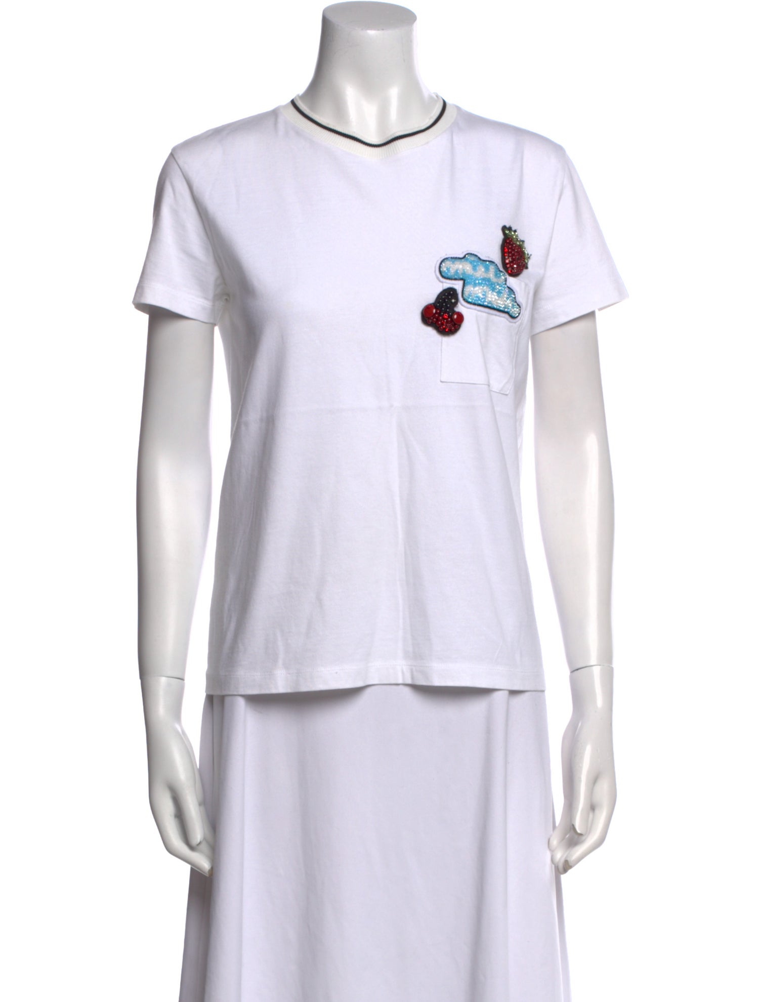 Miu Miu 2017 Graphic Print T-Shirt