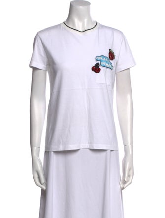 Miu Miu 2017 Graphic Print T-Shirt