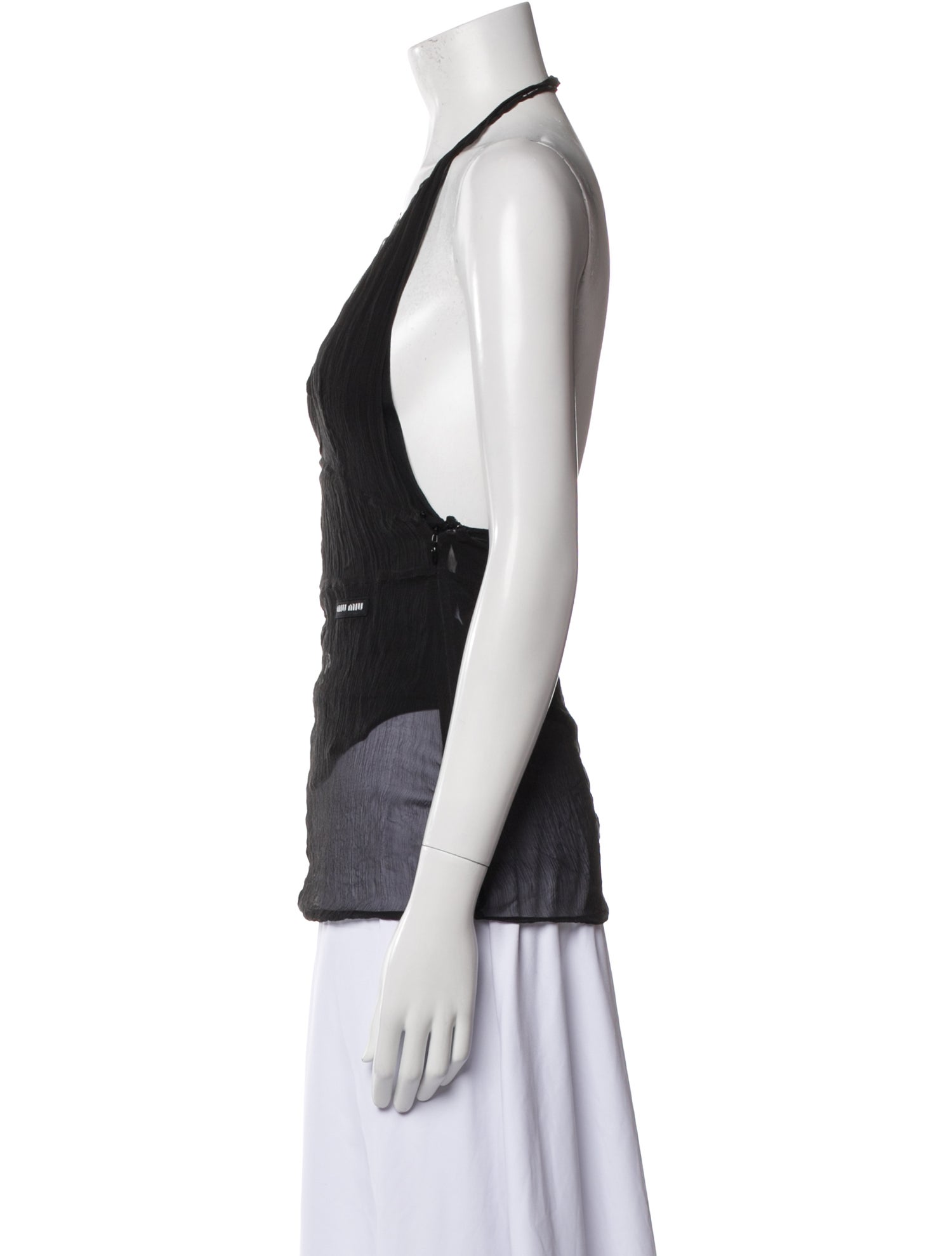 Miu Miu 2023 Silk Top