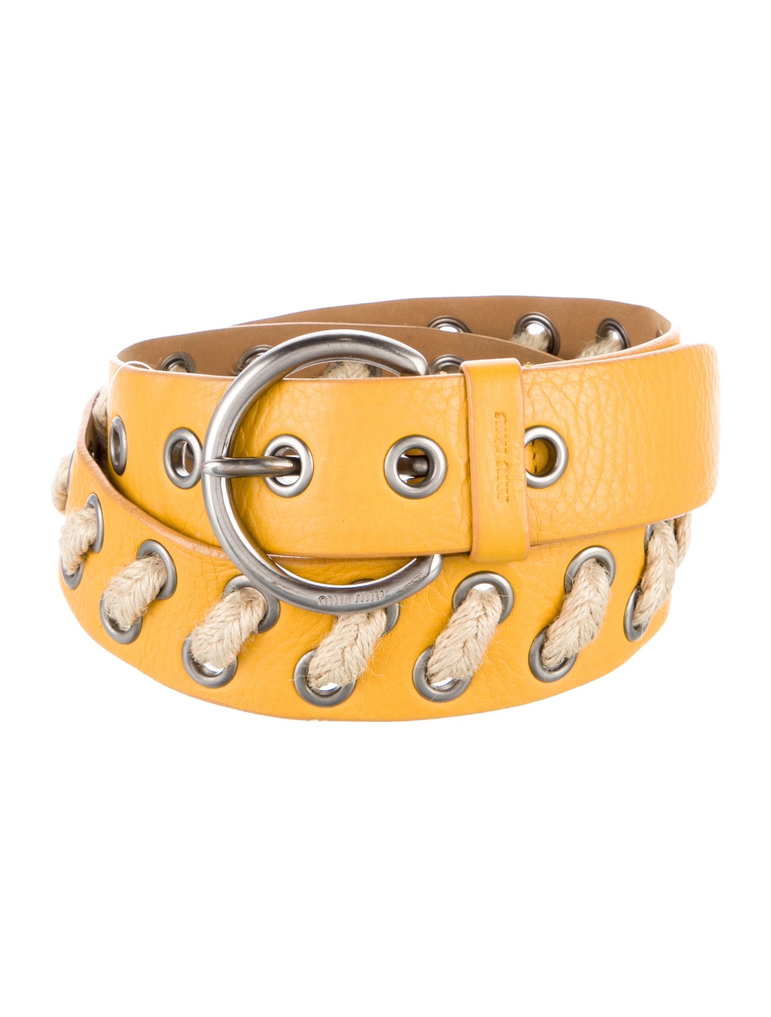 Miu Miu Leather Belt