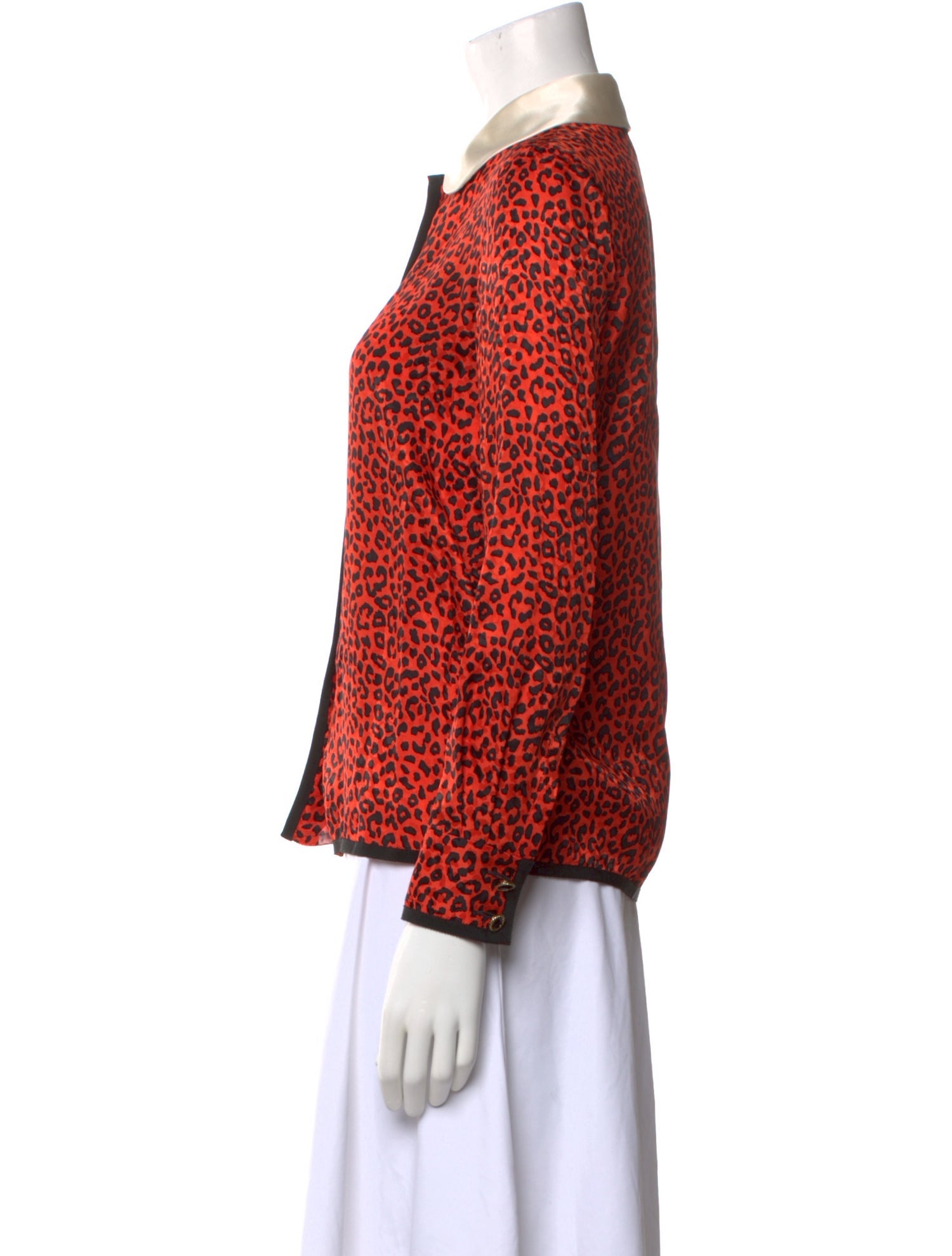 Miu Miu 2019 Silk Button-Up Top w/ Tags