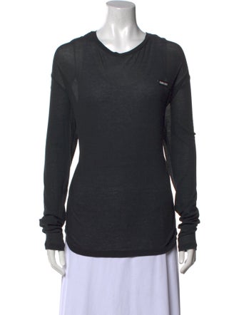 Miu Miu 2024 Scoop Neck Top