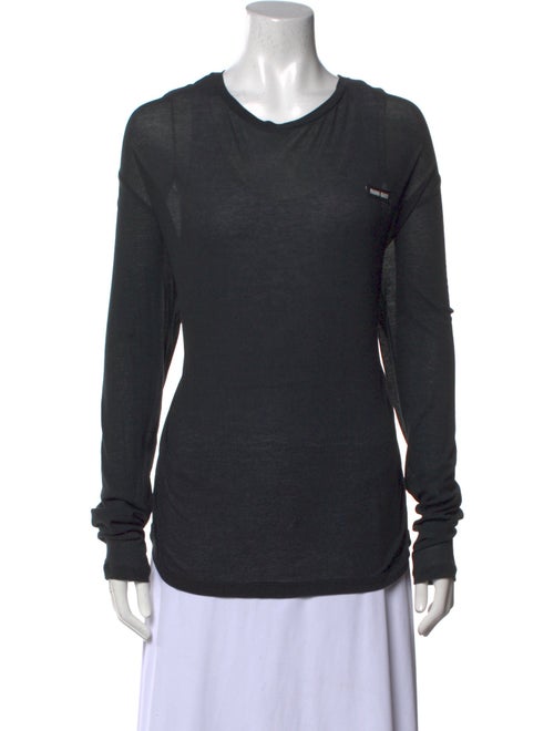 Miu Miu 2024 Scoop Neck Top