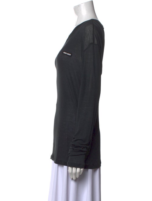 Miu Miu 2024 Scoop Neck Top