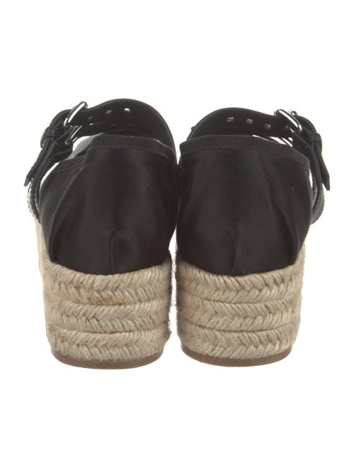 Miu Miu Satin Bow Accents Mary Jane Flats