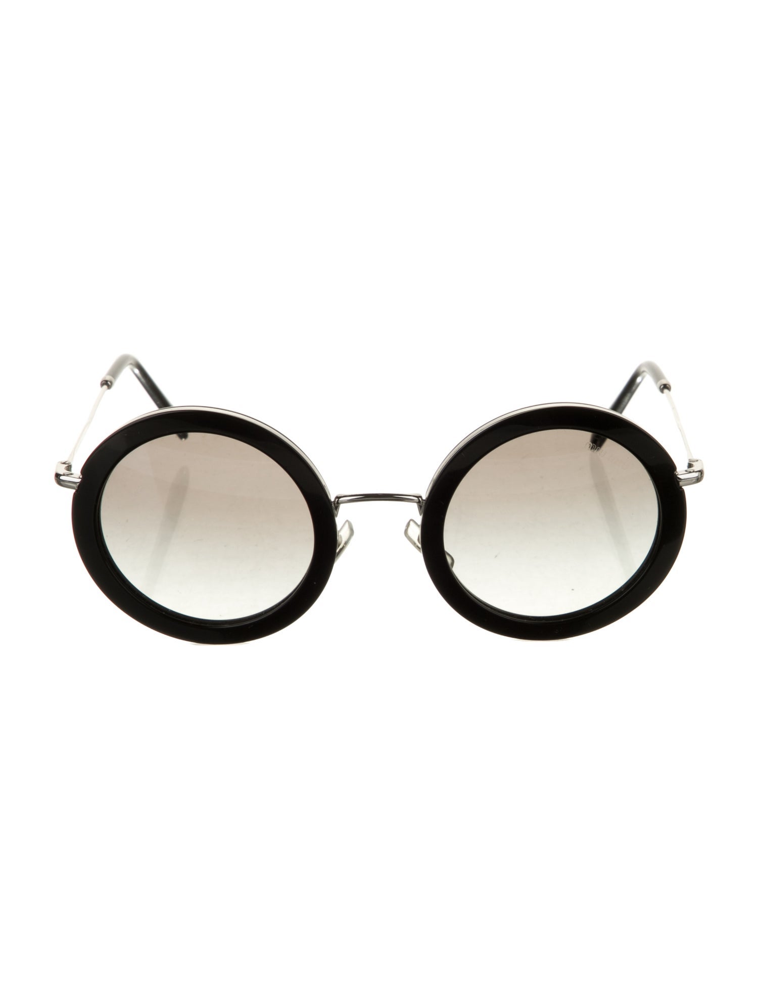 Miu Miu Round Gradient Sunglasses