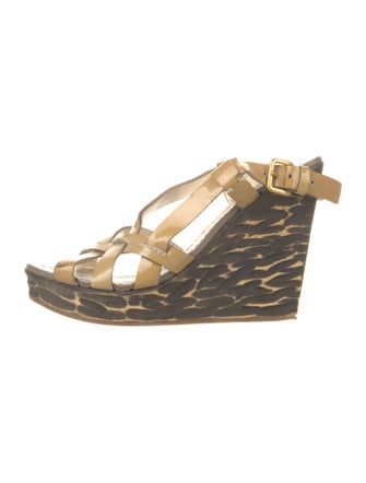 Miu Miu Patent Leather Sandals