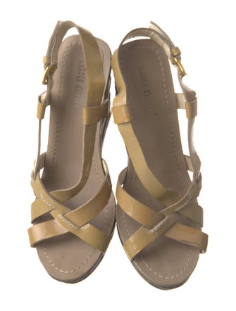 Miu Miu Patent Leather Sandals