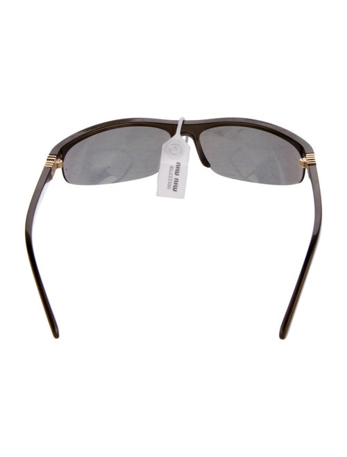 Miu Miu Shield Mirrored Sunglasses