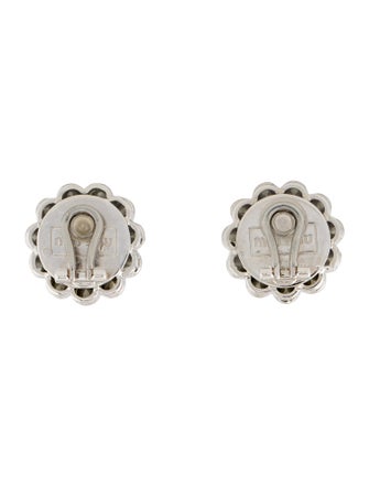 Miu Miu Crystal Clip-On Earrings