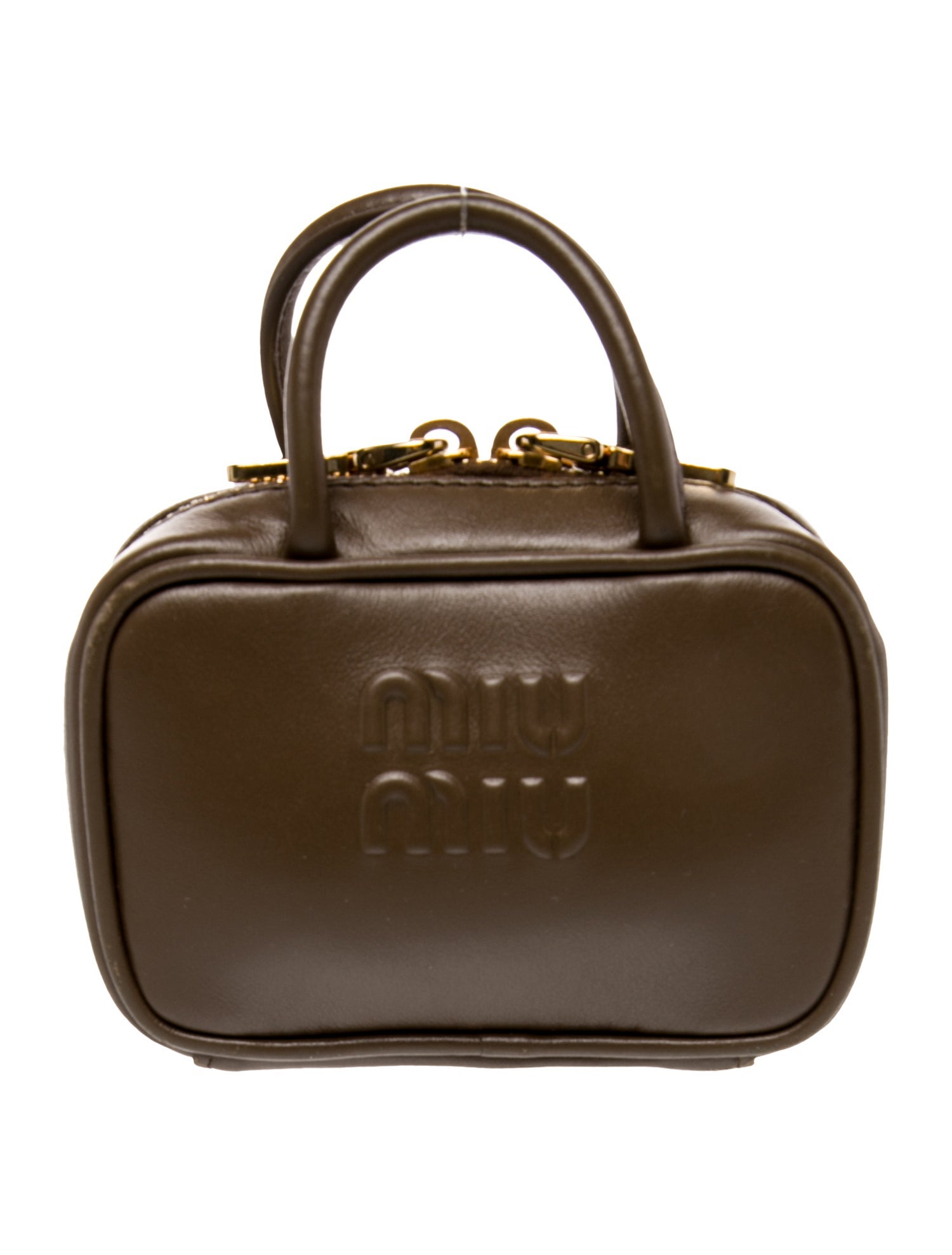 Miu Miu Leather Beau Micro Bag Charm