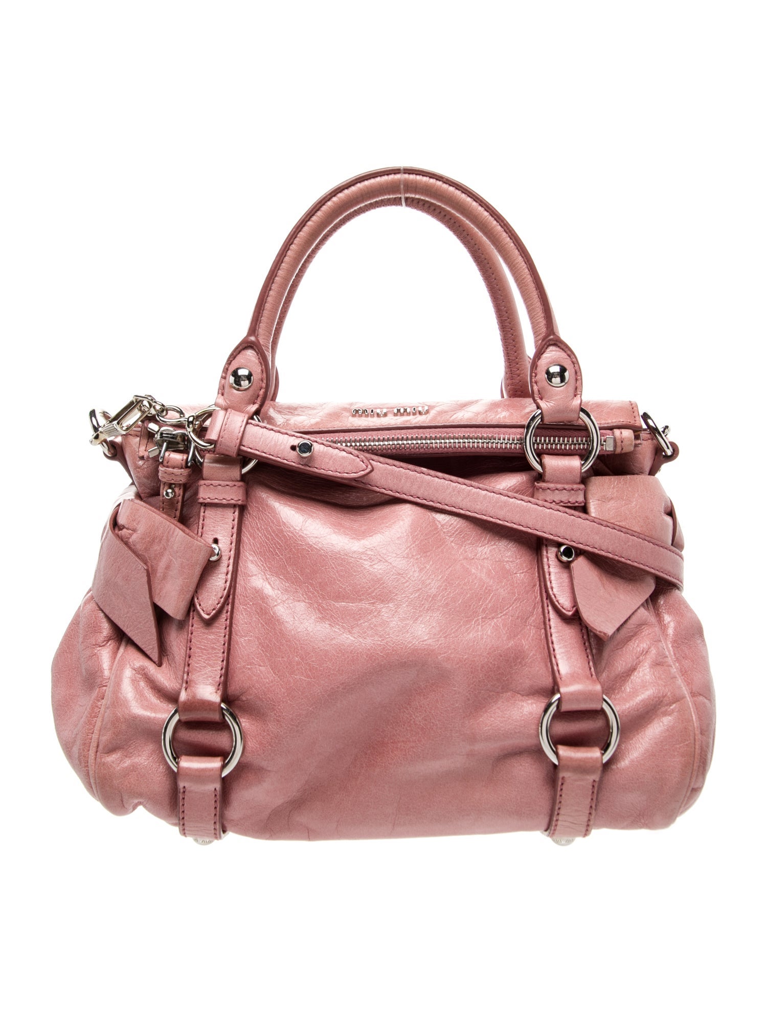 Miu Miu Leather Shoulder Bag Mini