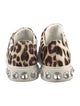 Miu Miu Ponyhair Animal Print Sneakers