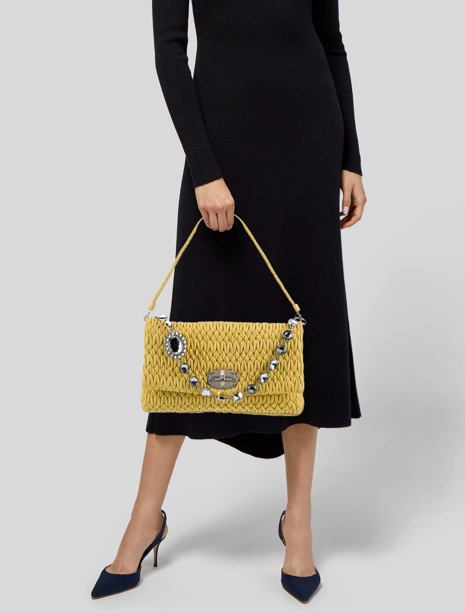 Miu Miu Leather Shoulder Bag