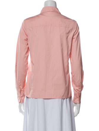 Miu Miu 2017 Long Sleeve Button-Up Top