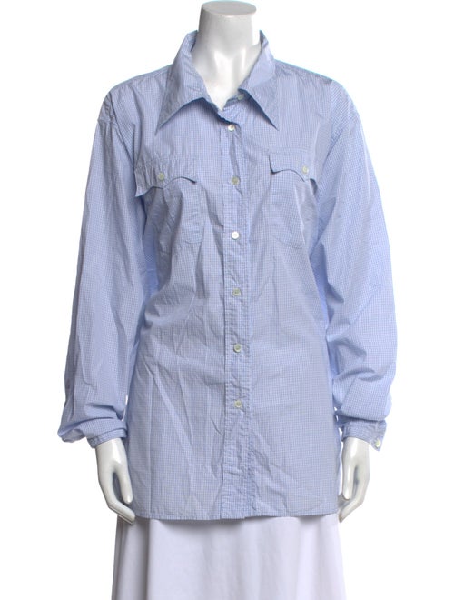 Miu Miu 2016 Long Sleeve Button-Up Top