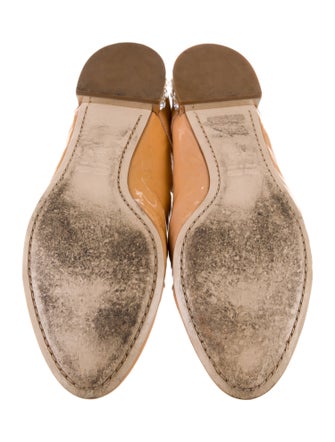 Miu Miu Patent Leather Crystal Embellishments Oxfords