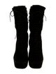 Miu Miu Suede Lace-Up Boots